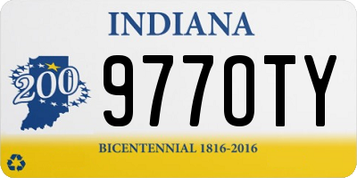 IN license plate 977OTY