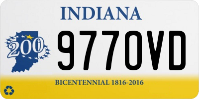 IN license plate 977OVD