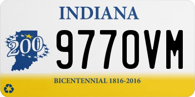 IN license plate 977OVM