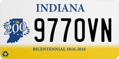 IN license plate 977OVN