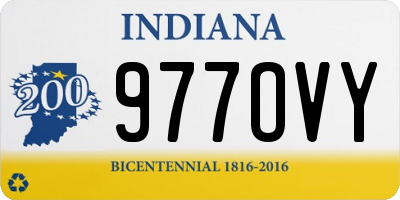 IN license plate 977OVY