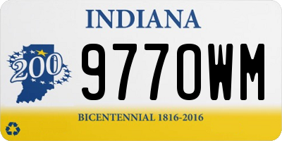 IN license plate 977OWM