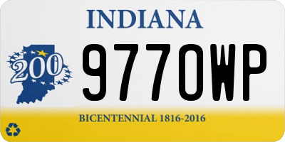 IN license plate 977OWP