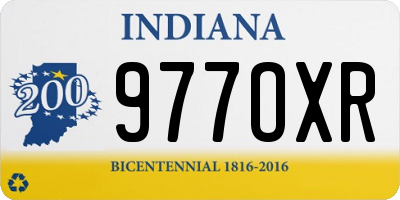 IN license plate 977OXR