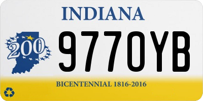IN license plate 977OYB