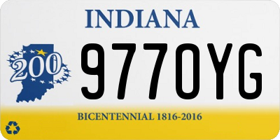 IN license plate 977OYG
