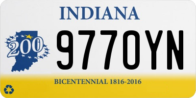 IN license plate 977OYN