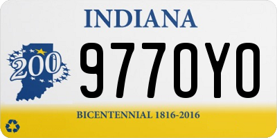 IN license plate 977OYO