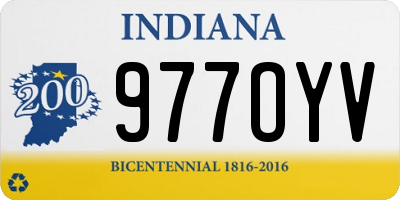 IN license plate 977OYV