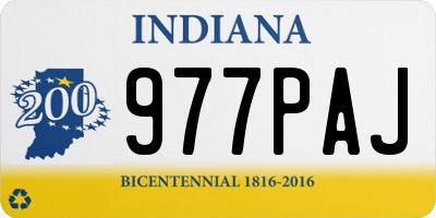 IN license plate 977PAJ