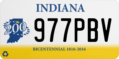 IN license plate 977PBV