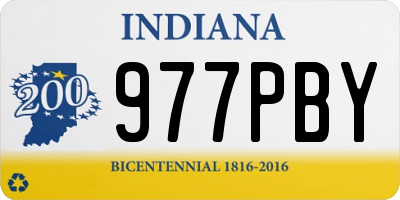 IN license plate 977PBY