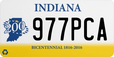 IN license plate 977PCA