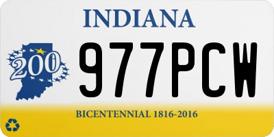 IN license plate 977PCW