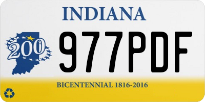 IN license plate 977PDF