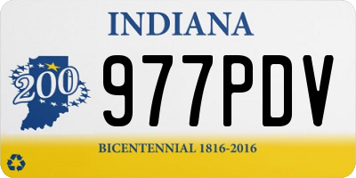 IN license plate 977PDV
