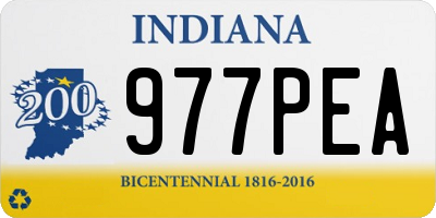IN license plate 977PEA
