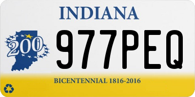 IN license plate 977PEQ