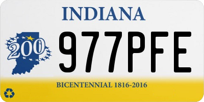 IN license plate 977PFE