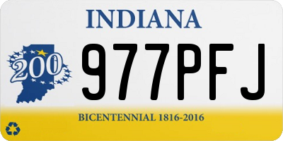 IN license plate 977PFJ