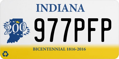 IN license plate 977PFP