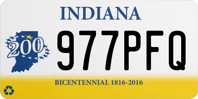 IN license plate 977PFQ