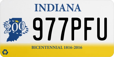 IN license plate 977PFU