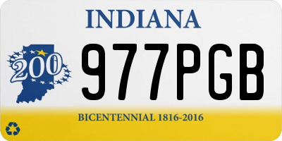 IN license plate 977PGB