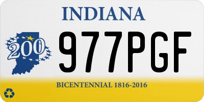 IN license plate 977PGF