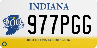 IN license plate 977PGG