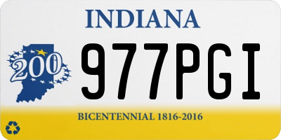 IN license plate 977PGI