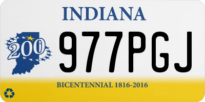 IN license plate 977PGJ