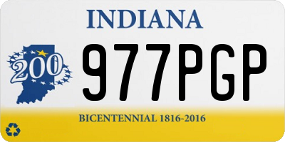 IN license plate 977PGP