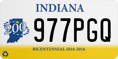 IN license plate 977PGQ
