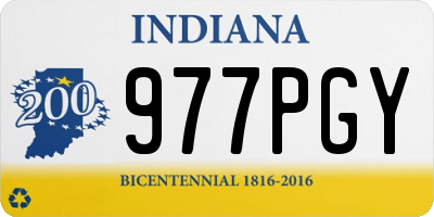IN license plate 977PGY