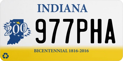 IN license plate 977PHA