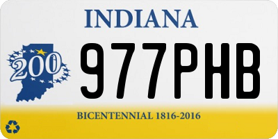 IN license plate 977PHB