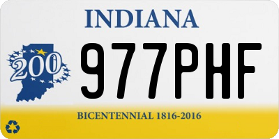 IN license plate 977PHF