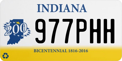 IN license plate 977PHH