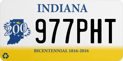 IN license plate 977PHT