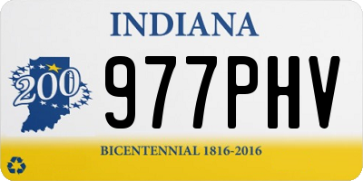 IN license plate 977PHV