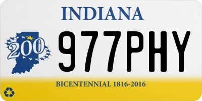 IN license plate 977PHY