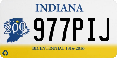 IN license plate 977PIJ