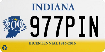 IN license plate 977PIN