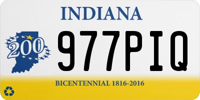 IN license plate 977PIQ