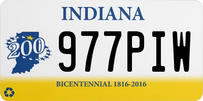 IN license plate 977PIW