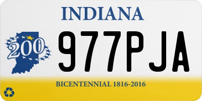 IN license plate 977PJA