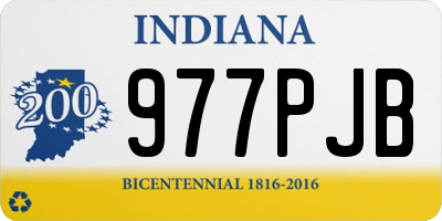 IN license plate 977PJB