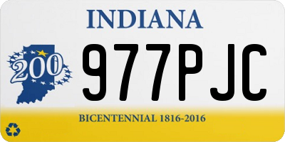 IN license plate 977PJC