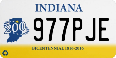 IN license plate 977PJE